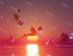 幻想蒸汽朋克夕阳动画工程