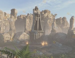 古老国王石雕阵