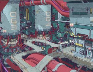 C4D三渲二科幻场景