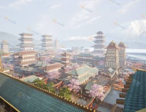 UE5素材—亚洲日式古城