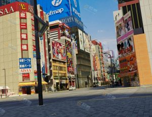 日本涩谷秋叶原街道