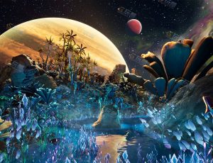 UE5素材—外星奇幻环境草地植物