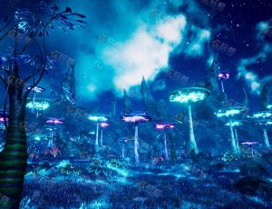 UE5素材—外星奇幻环境沼泽植物