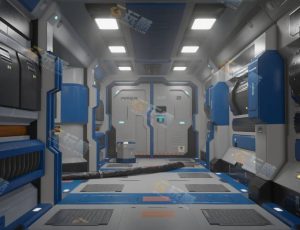 蓝色科幻走廊—布兰德（BL）工程源文件