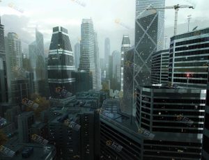 玩酷CG网—现代城市香港建筑模型