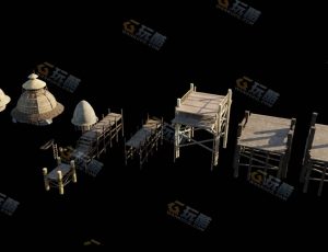 水上中世纪老建筑资产库—布兰德（BL）工程源文件