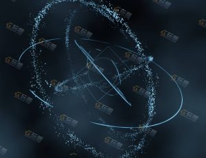 科技动态动画旋转图形场景—布兰德（BL）工程源文件