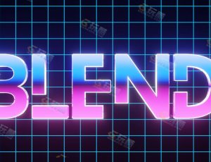 镭射文字—布兰德（BL）工程源文件