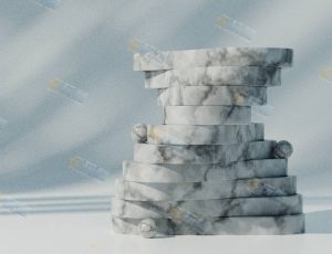 大理石创意图形组合场景—布兰德（BL）工程源文件