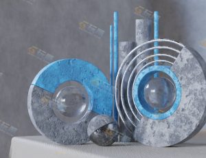 时尚图形组合—布兰德（BL）工程源文件