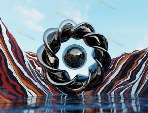 创意意境图形场景—布兰德（BL）工程源文件