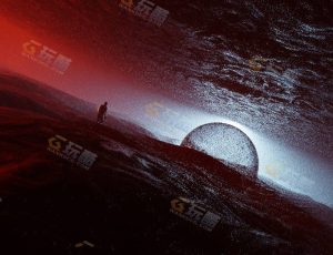 红色幽暗氛围空间—布兰德（BL）工程源文件