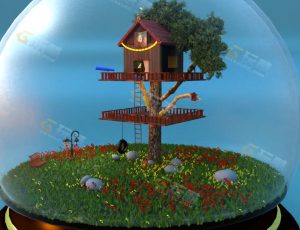 礼物盒里的童话花园—布兰德（BL）工程源文件