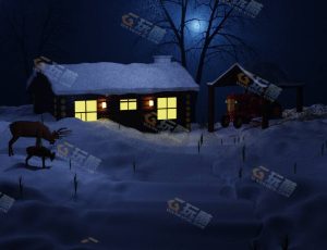 冬季卡通屋—布兰德（BL）工程源文件