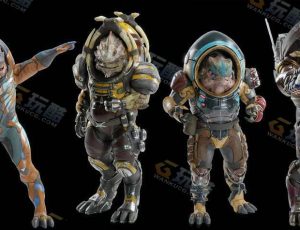 星际怪物外星人—布兰德（BL）CG三维模型