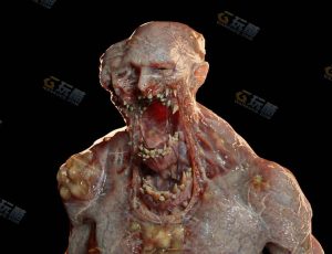 变异生化丧尸—布兰德（BL）CG三维模型