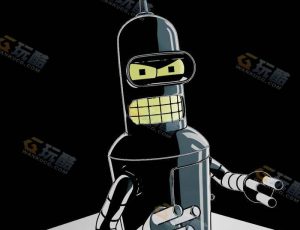 卡通机器人—布兰德（BL）布兰德（BL）CG三维模型