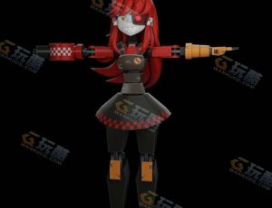 可爱女机器人—布兰德（BL）CG三维模型