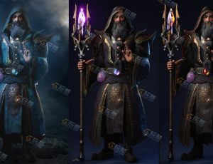 UE5素材—老法师