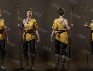 UE5素材—女和尚