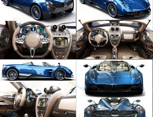 高精度帕加尼—布兰德（BL）CG三维模型