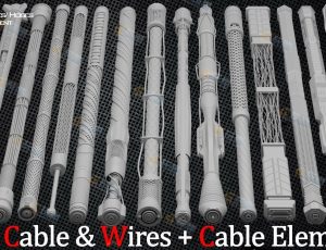 电缆电线电缆Blender资产库