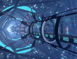 科幻空间站走廊通道—布兰德（BL）工程源文件