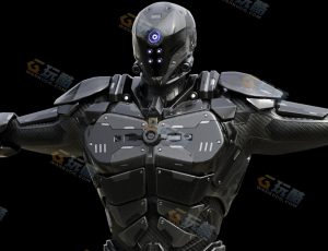 科幻战斗雇佣兵—布兰德（BL）CG三维模型