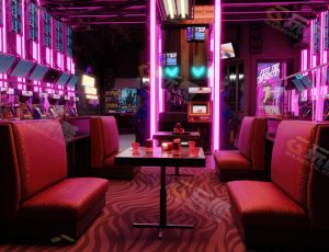 赛博朋克红灯区休闲酒吧—布兰德（BL）工程源文件