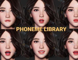 现代都市魅力女性—布兰德（BL）CG三维模型