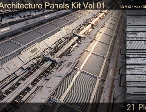 新科幻面板Blender资产库