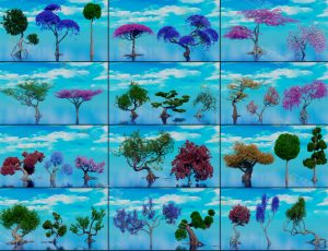 奇幻魔幻树Blender资产库