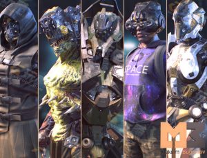 UE5素材—宇宙外星战士