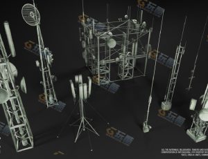 新屋顶道具Blender资产库