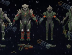 星际怪物外星人—布兰德（BL）CG三维模型