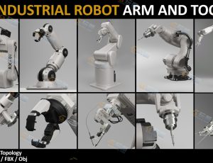 5款高级科技机械臂—布兰德（BL）CG三维模型