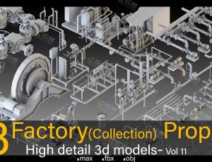 工厂道具Blender资产库