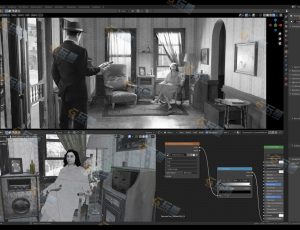 Blender电影氛围概念关键帧创建大师课