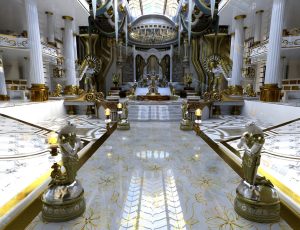 亚特兰蒂斯海王奢华黄金宫殿—布兰德（BL）工程源文件