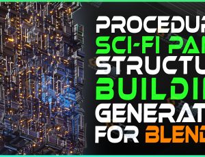 程序化科技面板—布兰德（BL）CG三维模型