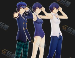 女神异闻录4白金直人—布兰德（BL）CG三维模型