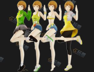 女神异闻录4里中千绘—布兰德（BL）CG三维模型