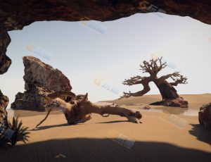 沙漠意境场景—布兰德（BL）工程源文件