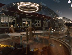 户外圆球餐厅—布兰德（BL）工程源文件