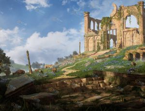 Learnsquared Unreal Engine5虚幻5三维辅助创建概念艺术场景