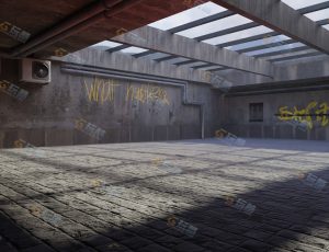 混凝土风格地下车库—布兰德（BL）工程源文件