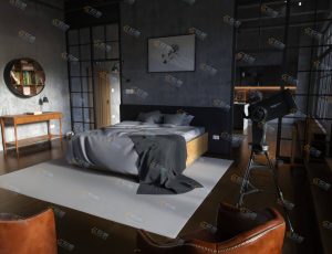 单身公寓大套间—布兰德（BL）工程模型