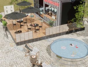 现代休闲场景—布兰德（BL）工程源文件