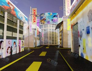 日本动漫街道—布兰德（BL）工程源文件