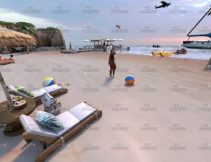 沙滩海滩—布兰德（BL）工程源文件